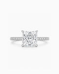 Evangeline Princess Cut Ring in Sterling Silver